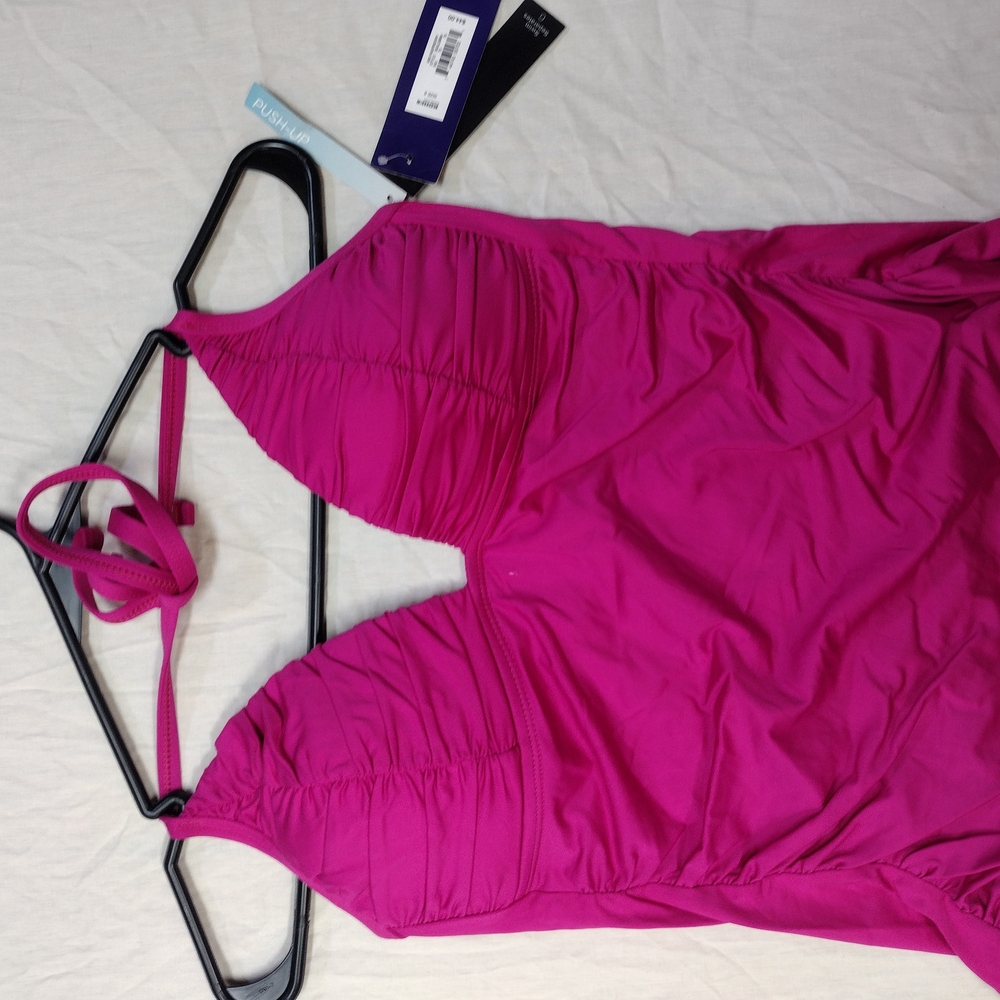 Apt 9 Pink Halter Swimsuit